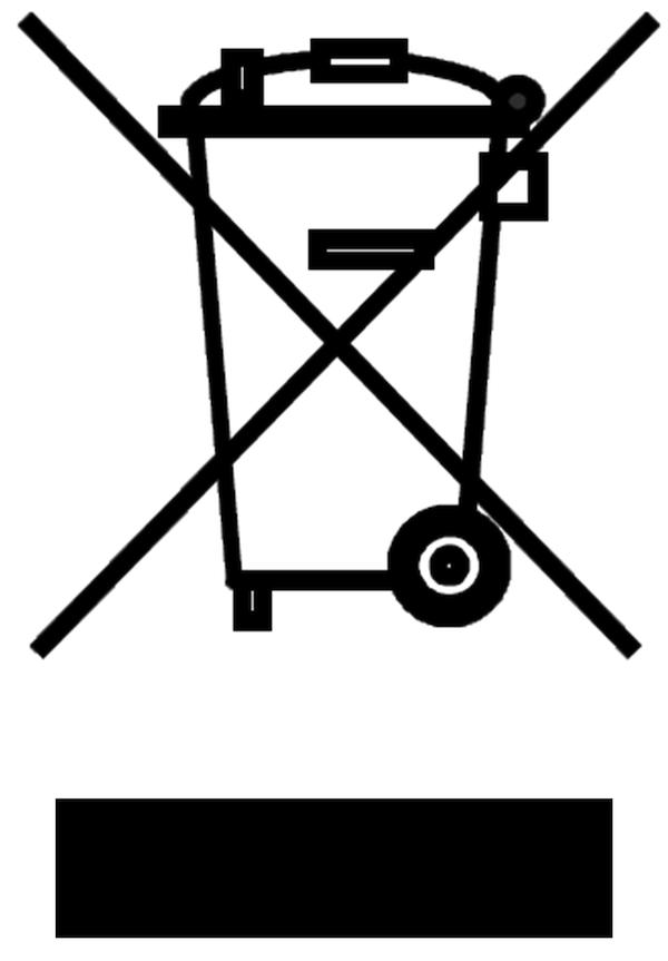 Elektrogesetz, ElektroG, Elektrogeräte kennzeichnen,
		Symbol der durchgestrichenen Mülltonne